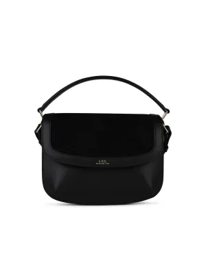 A.P.C. 'Sarah' 'Mini' Black Lear Bag