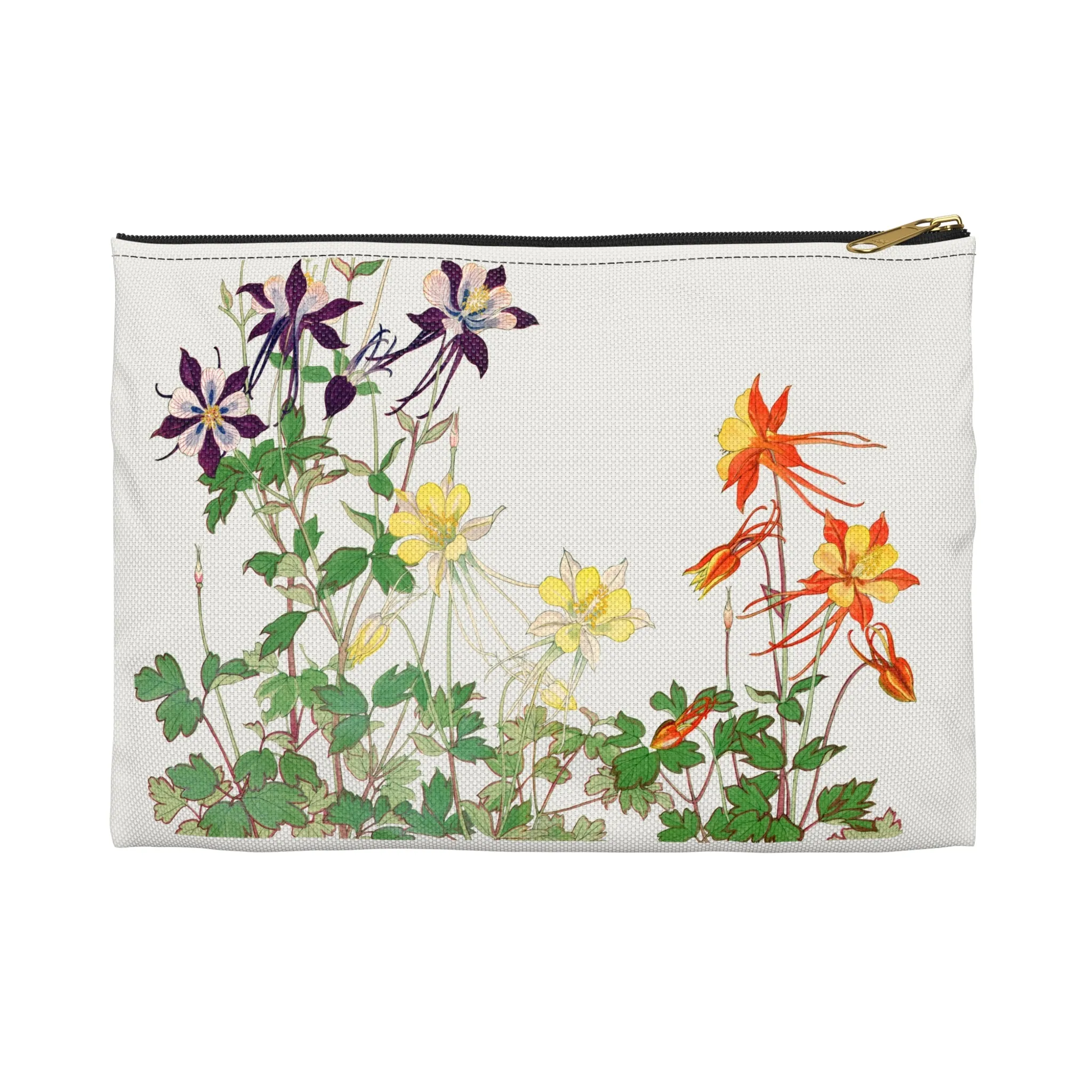 Aquilegia Flower by Tanigami Kônan Accessory Pouch