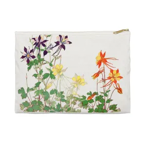 Aquilegia Flower by Tanigami Kônan Accessory Pouch