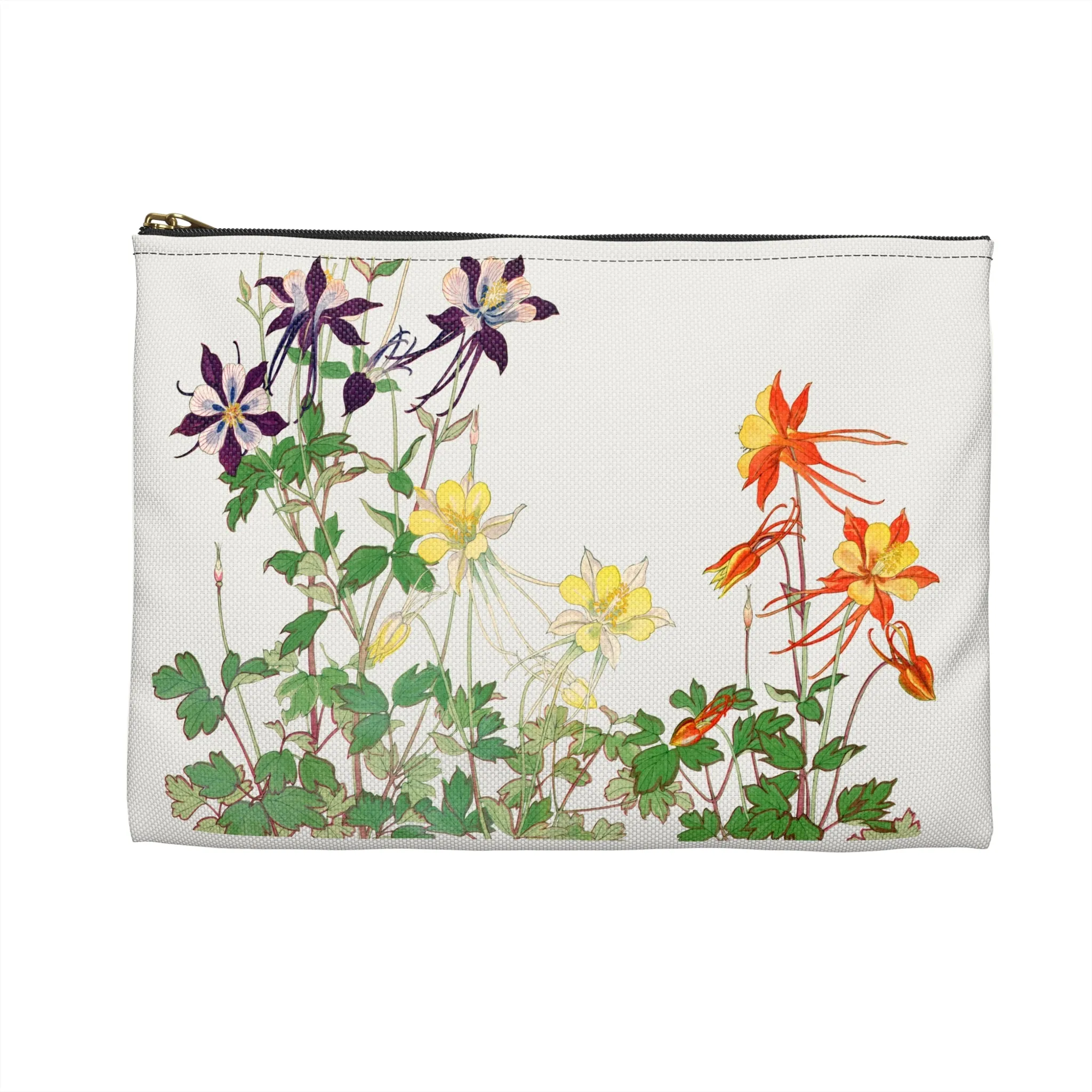 Aquilegia Flower by Tanigami Kônan Accessory Pouch