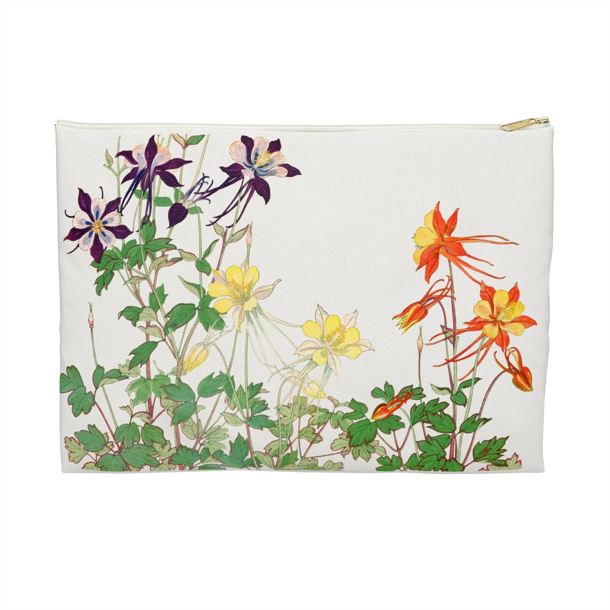 Aquilegia Flower by Tanigami Kônan Accessory Pouch