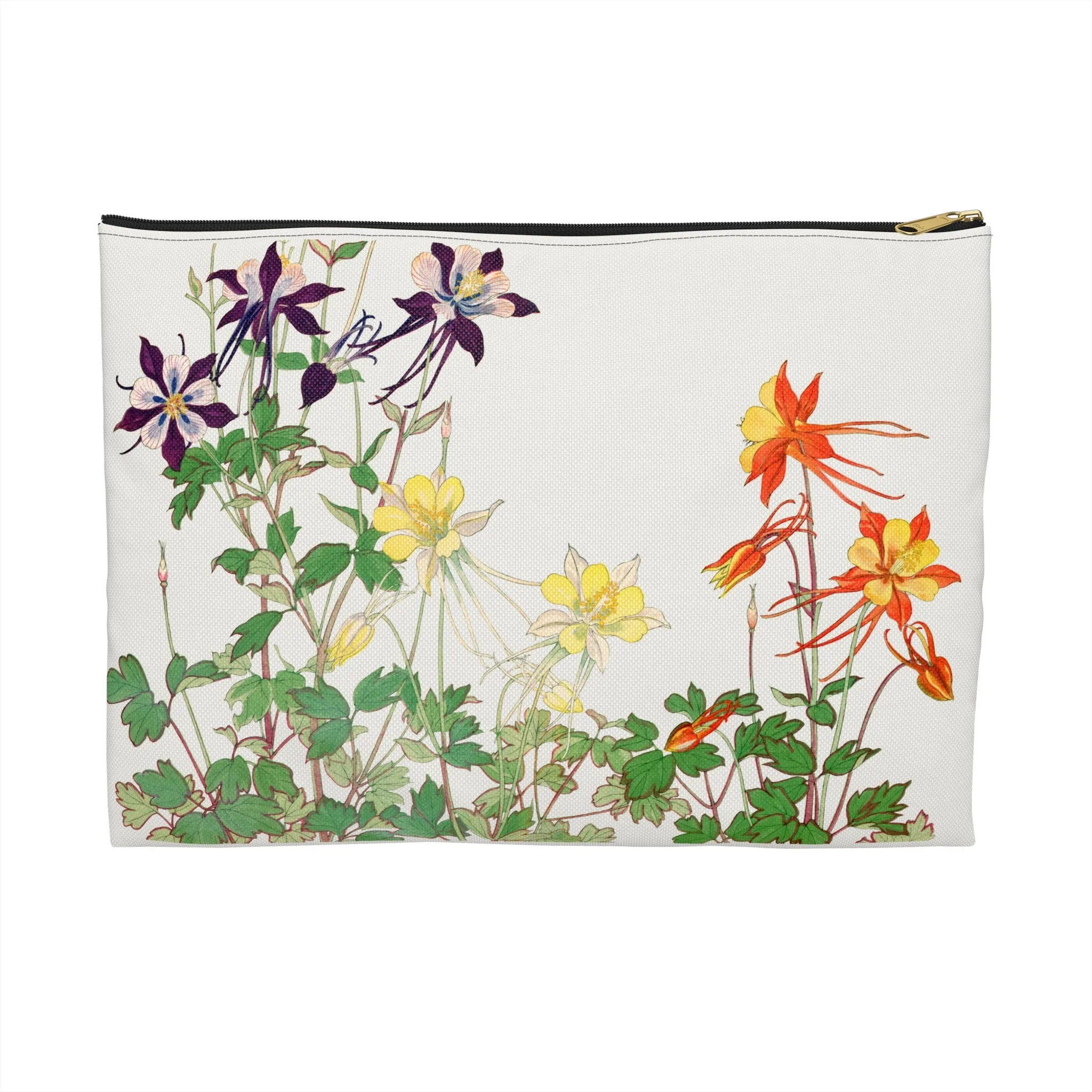 Aquilegia Flower by Tanigami Kônan Accessory Pouch