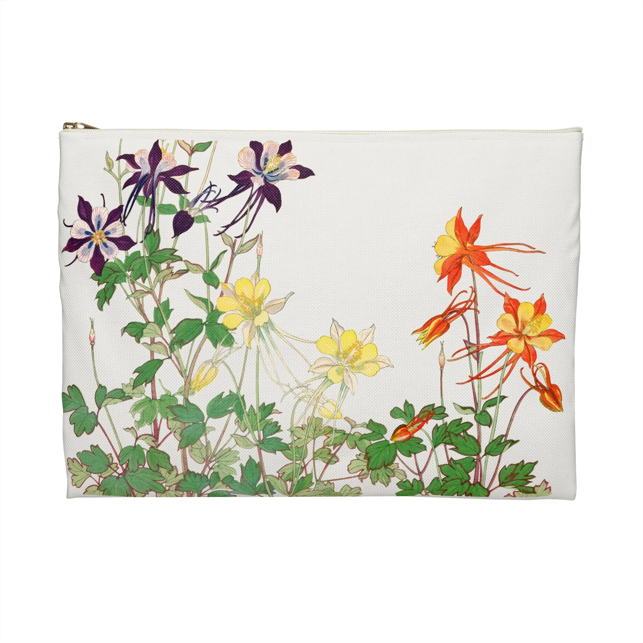 Aquilegia Flower by Tanigami Kônan Accessory Pouch
