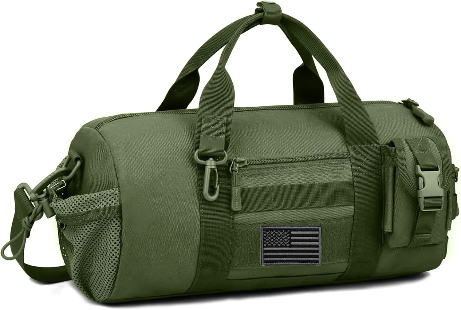 ArcEnCiel Small Tactical Duffle Bag Men Gym Pack Molle Shoulder Bags Shoes Storage Sports Handbag with Patch