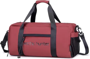 Arctic Hunter 25L Premium Gym Bag Water Resistant Duffel Bag with Shoe Compartment with Detachable Shoulder Straps for Men and Women, LX00537
