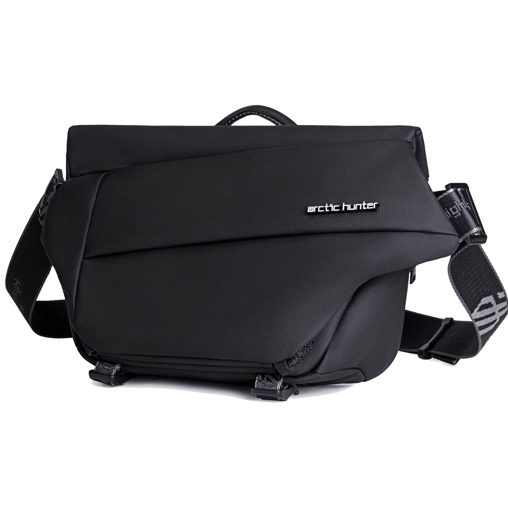 Arctic Hunter Small Cross Body Waist bag for Men Women with Adjustable Buckle and PU Coated Synthetic Water Resistant Shoulder bag for Travel Hiking, Y00046