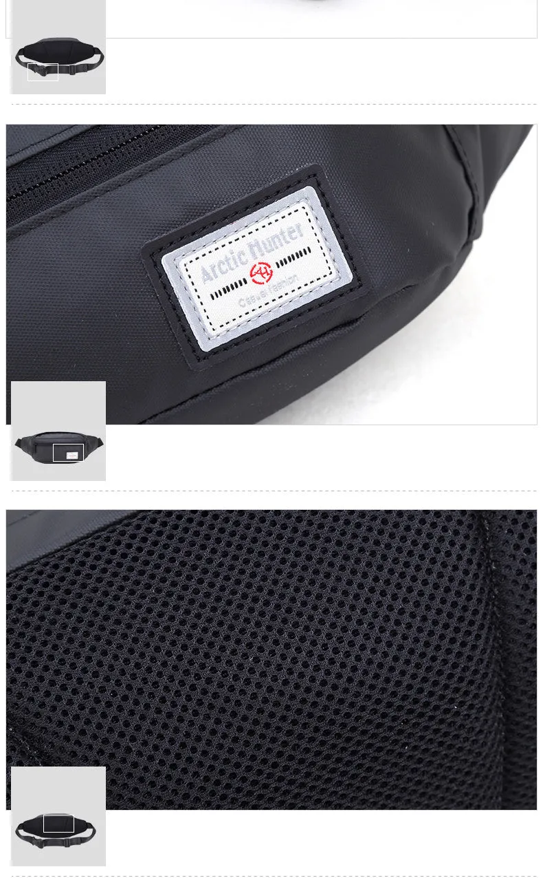 Arctic Hunter Unisex Chest Bag Water Resistant Polyester Crossbody Travel Hiking Outdoor Shopping bag for Men and Women, YB14001