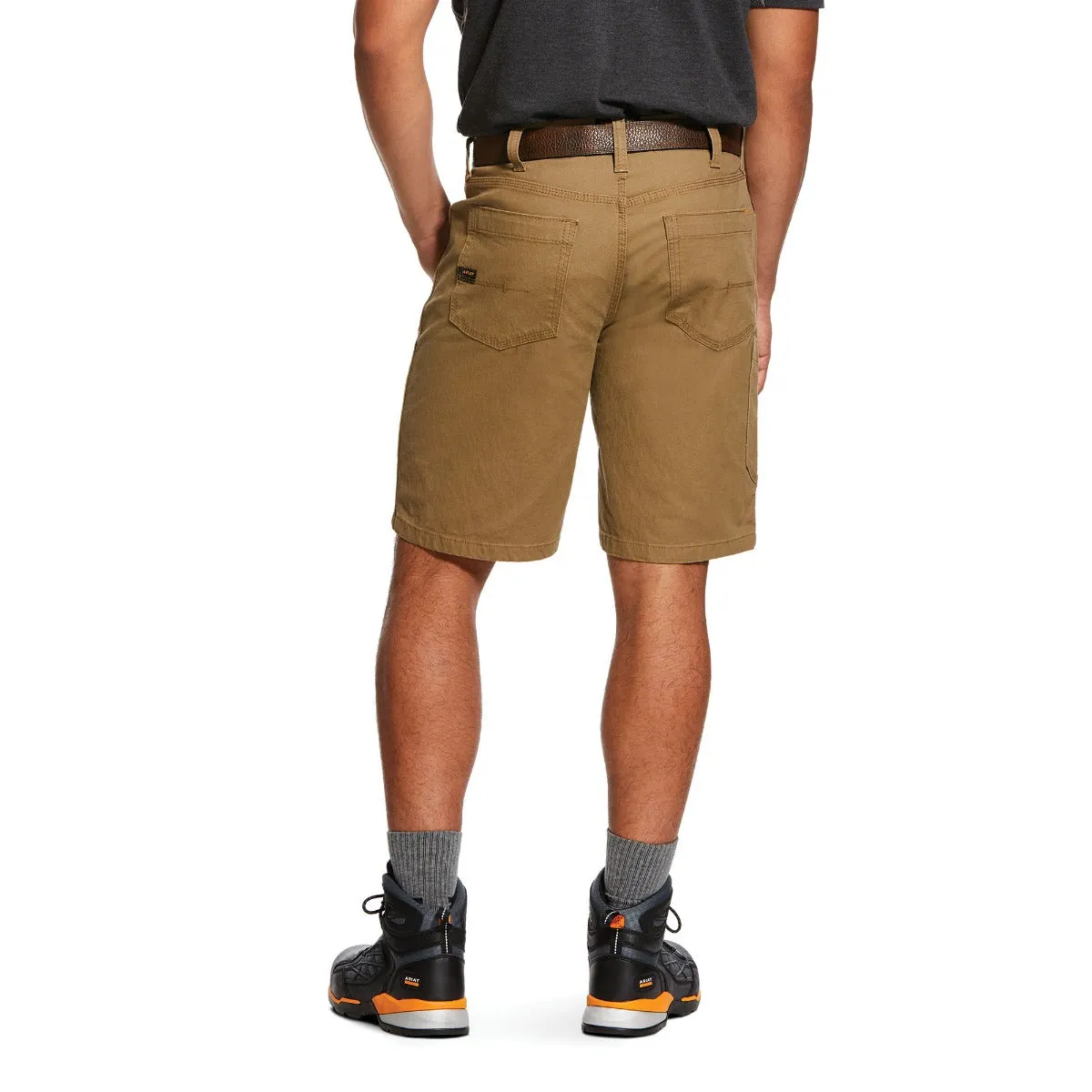 Ariat Field Khaki Rebar Relaxed Made Tough Durastretch  Men's Short 10030265