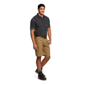 Ariat Field Khaki Rebar Relaxed Made Tough Durastretch  Men's Short 10030265