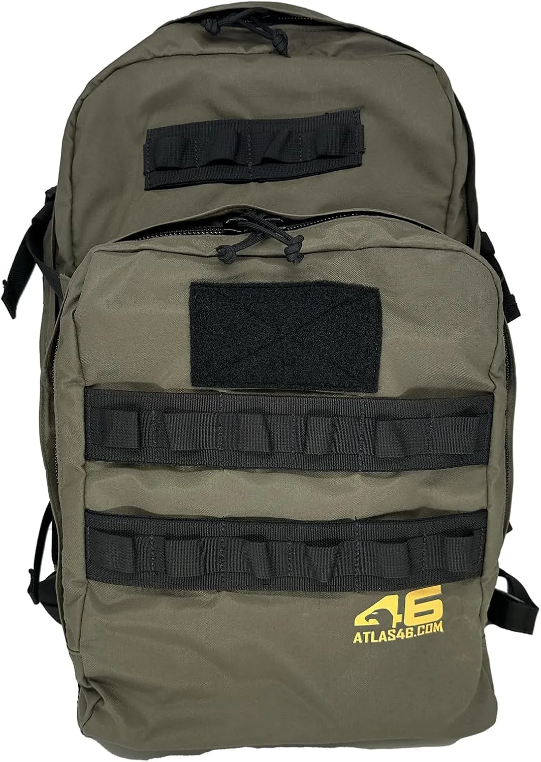 Atlas 46 AIMS 55L Tool Backpack, 11 Slots, Beaver Tail Front Pocket, Cinch Straps, Padded Back, Removable Shoulder Pads, Large Compartments - Berry Compliant - Made in the USA