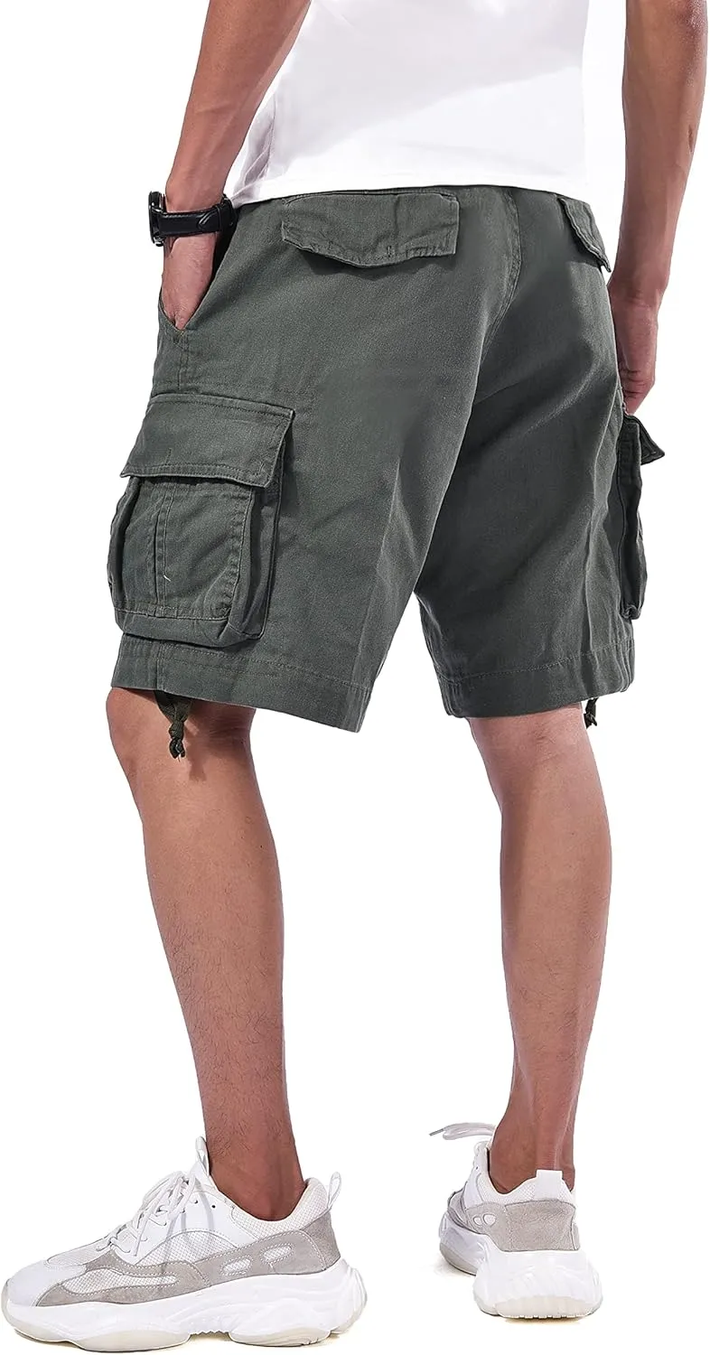 Backbone Mens Army Tactical Military Cargo Shorts Work Fishing Camping Camo Shorts