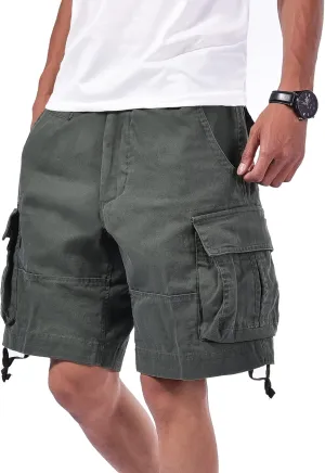 Backbone Mens Army Tactical Military Cargo Shorts Work Fishing Camping Camo Shorts