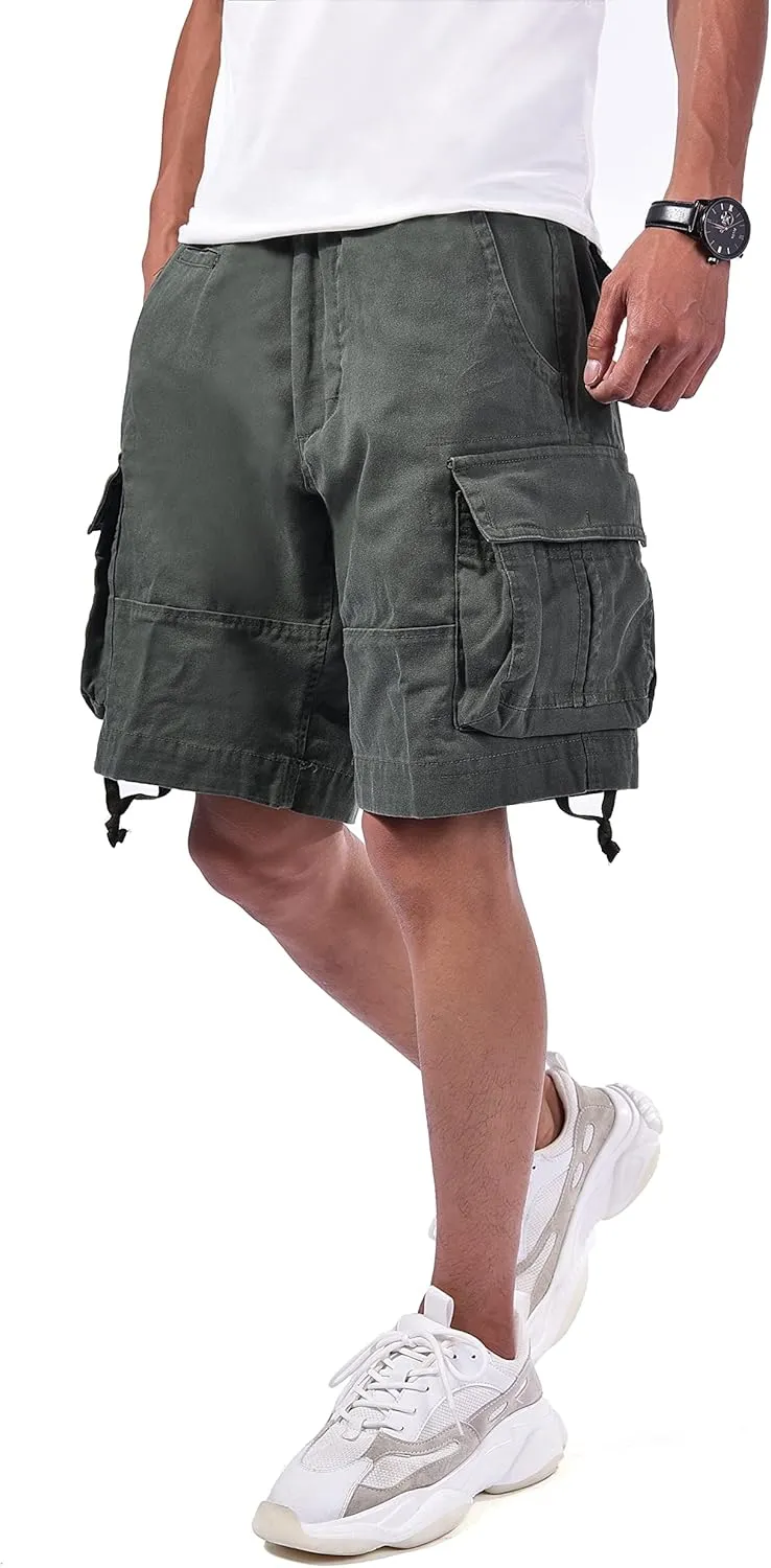 Backbone Mens Army Tactical Military Cargo Shorts Work Fishing Camping Camo Shorts