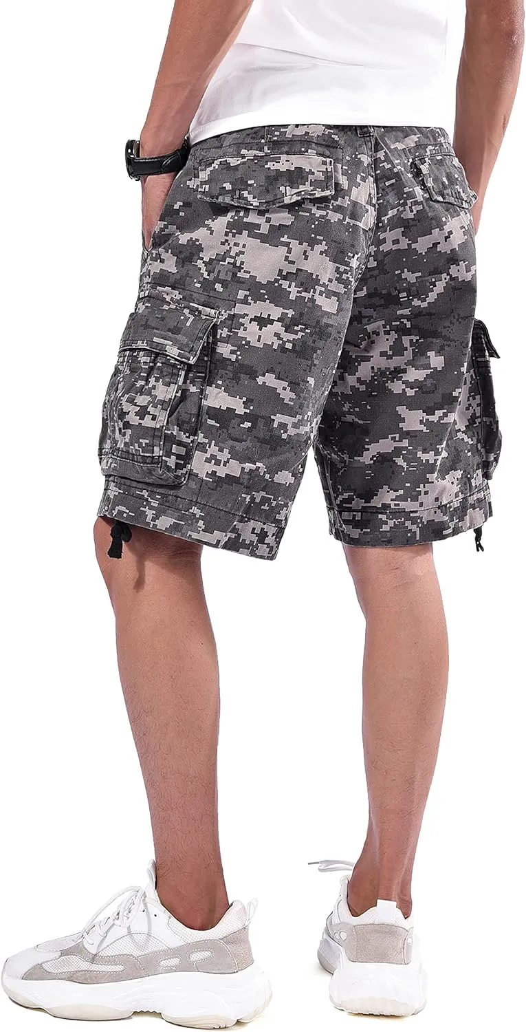 Backbone Mens Army Tactical Military Cargo Shorts Work Fishing Camping Camo Shorts
