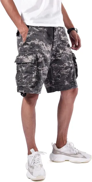 Backbone Mens Army Tactical Military Cargo Shorts Work Fishing Camping Camo Shorts