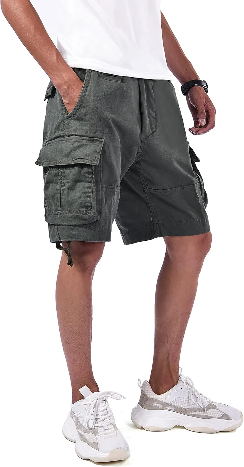Backbone Mens Army Tactical Military Cargo Shorts Work Fishing Camping Camo Shorts