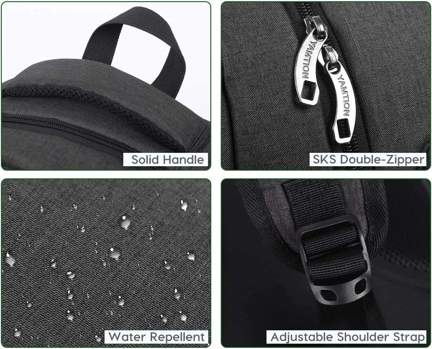 Backpack for Men and Women,School Backpack for Teenager,15.6 inch Laptop Bookbag with USB Charging port for Business Work College Travel Trip