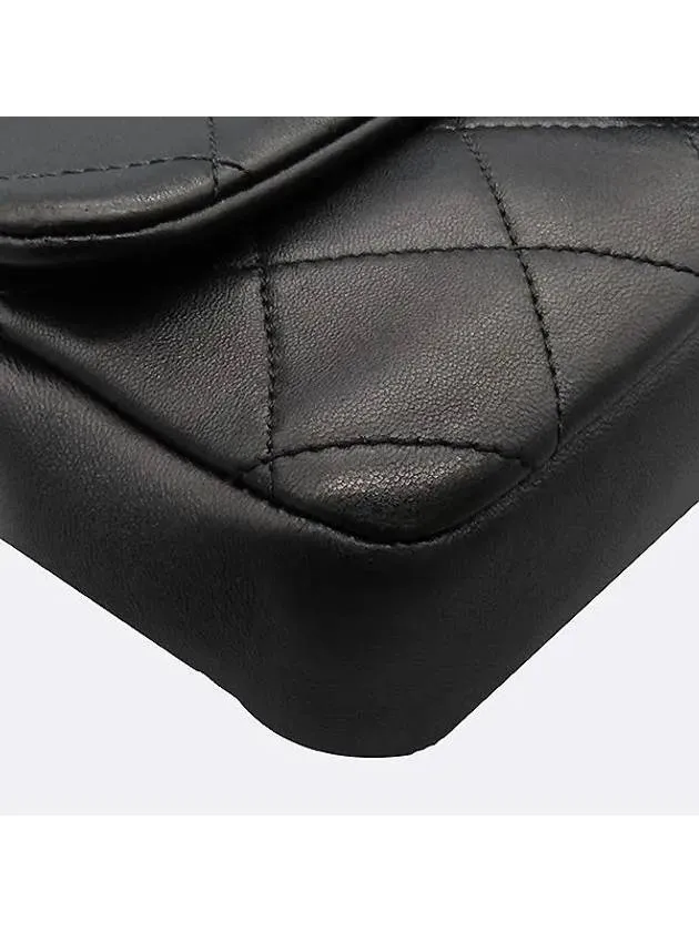 bag chain metal Chanel leather shoulder Durable materials AS1353 tote and gold Black Practical
