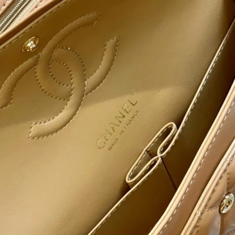 Bag ESMEE - Classic Flap Camel Premium-grade Durable materials Lambskin Double