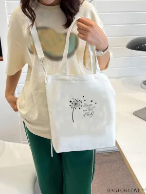 BagForLove - Chic Solid Color Canvas Tote: Stylish, Durable, and Versatile