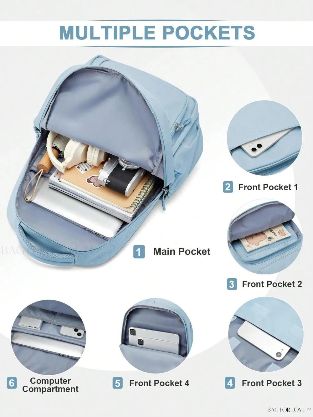 BagForLove - Water Resistant Laptop Bag for Women