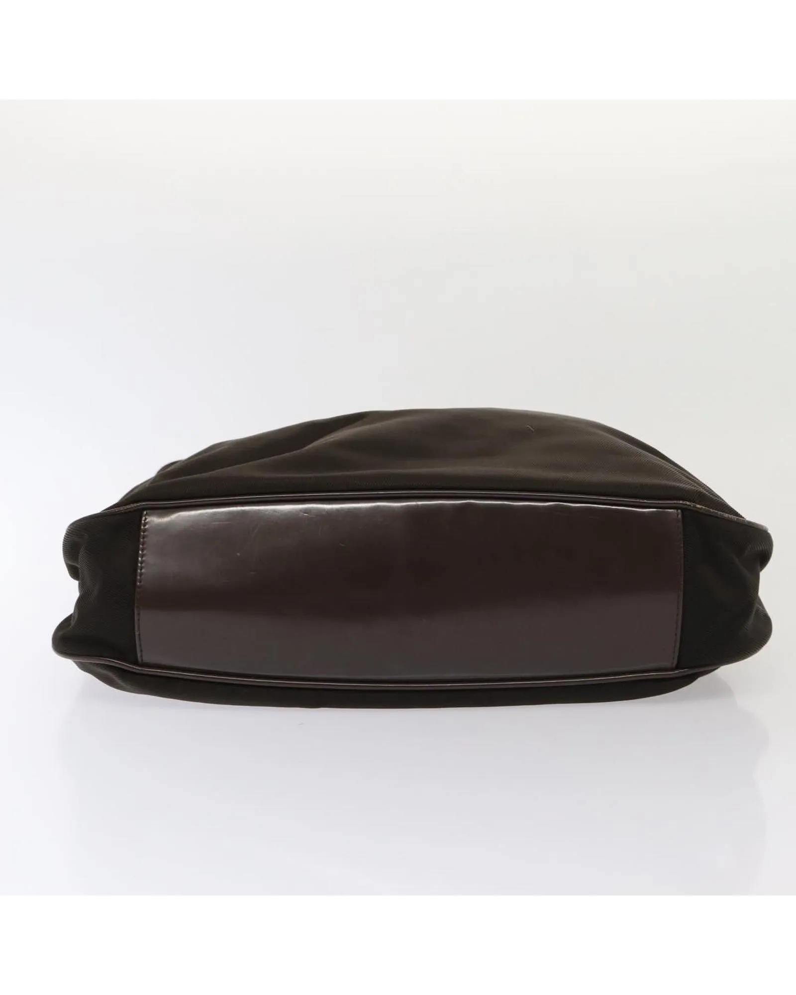 Bamboo Shopper Tote Bag Brown Nylon