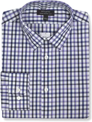 Banana Republic Mens 708966 Slim Fit Cotton Blend Non Iron Button Down Dress Shirt,