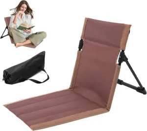 Beach Lounge Chair, Waterproof Folding Reclining Beach Chair, Lightweight Portable Beach Chair with Carry Bag for Holidays Garden Camping Park Reclining Beach Chair Beach Chairs for Adults Folding Lou