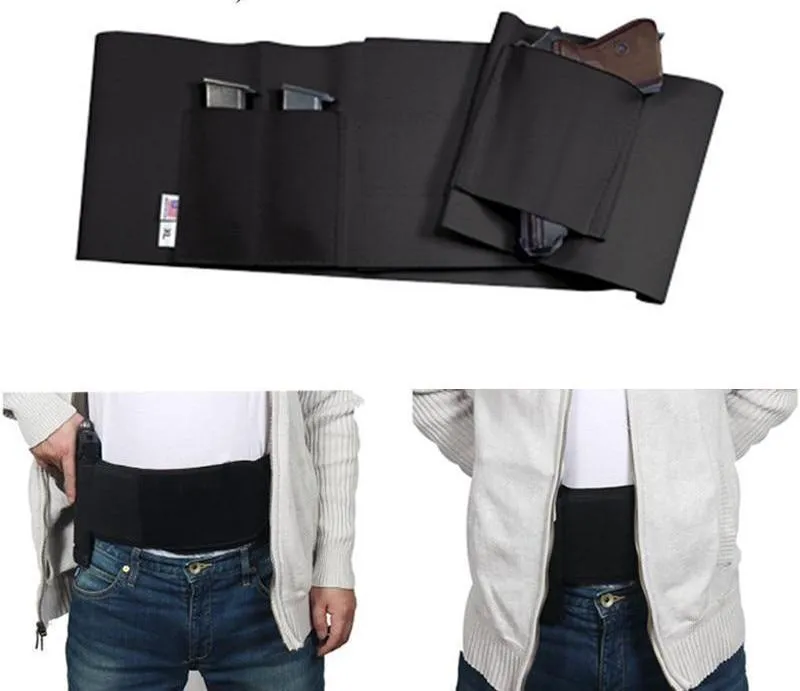 Belly Band Holster - Adjustable Waist Gun Holster