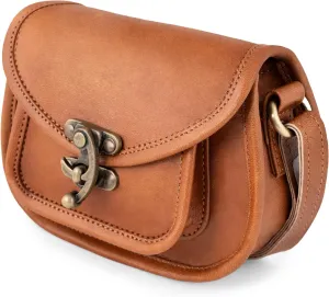 Berliner Bags Vintage Genuine Leather Shoulder Bag Valencia, Small Purses for Women, Crossbody Bag - Brown