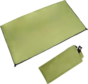BESPORTBLE Waterproof Camping Mat Oxford Cloth Tent Mat Outdoor Ground Blanket Beach Floor Cover for Lawns Hiking Picnic 210x15cm (Army Green)