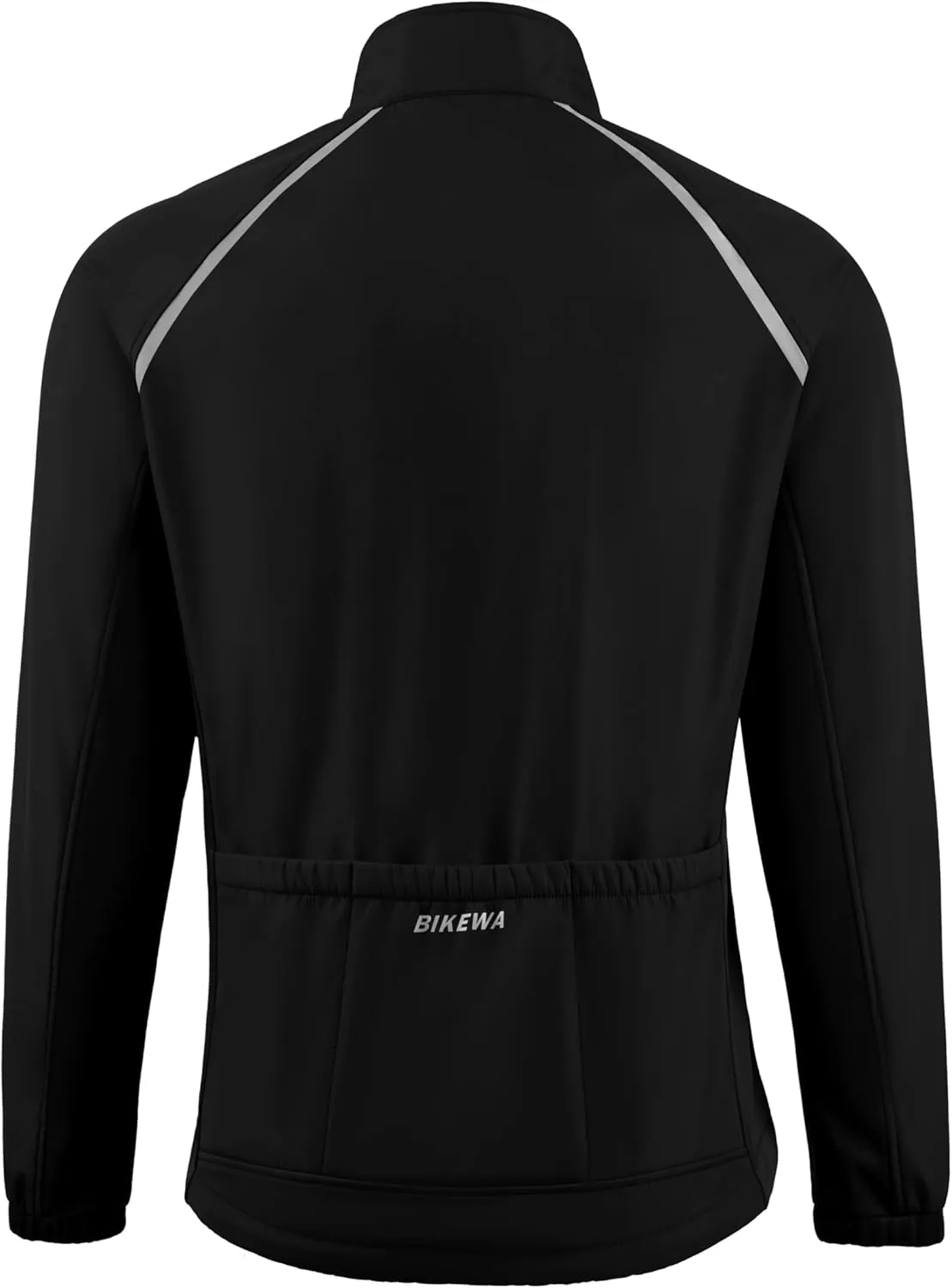 Bikewa Men's Winter Cycling Jackets Thermal Warm Water Resistant Bike Running Windproof Jacket