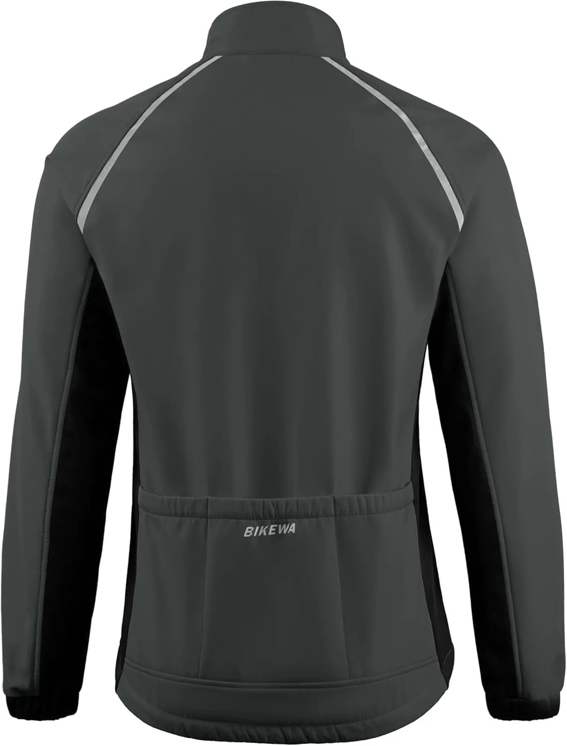 Bikewa Men's Winter Cycling Jackets Thermal Warm Water Resistant Bike Running Windproof Jacket