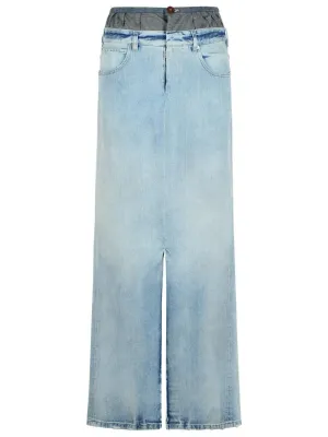 Blue Denim Skirt