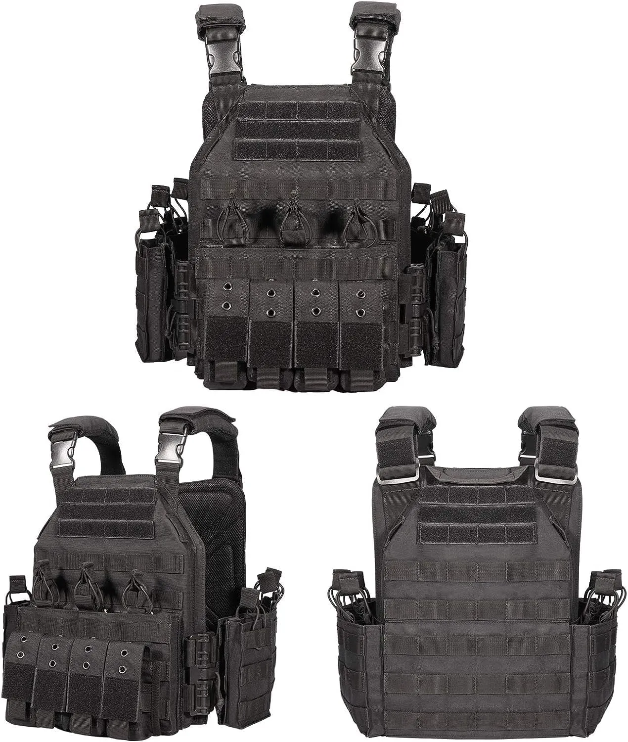 BOMTURN Upgrade Tactical Airsoft Outdoor Vest