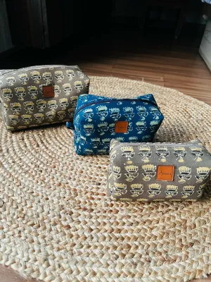 Box Pouches - Set of 3 | Lotus Love