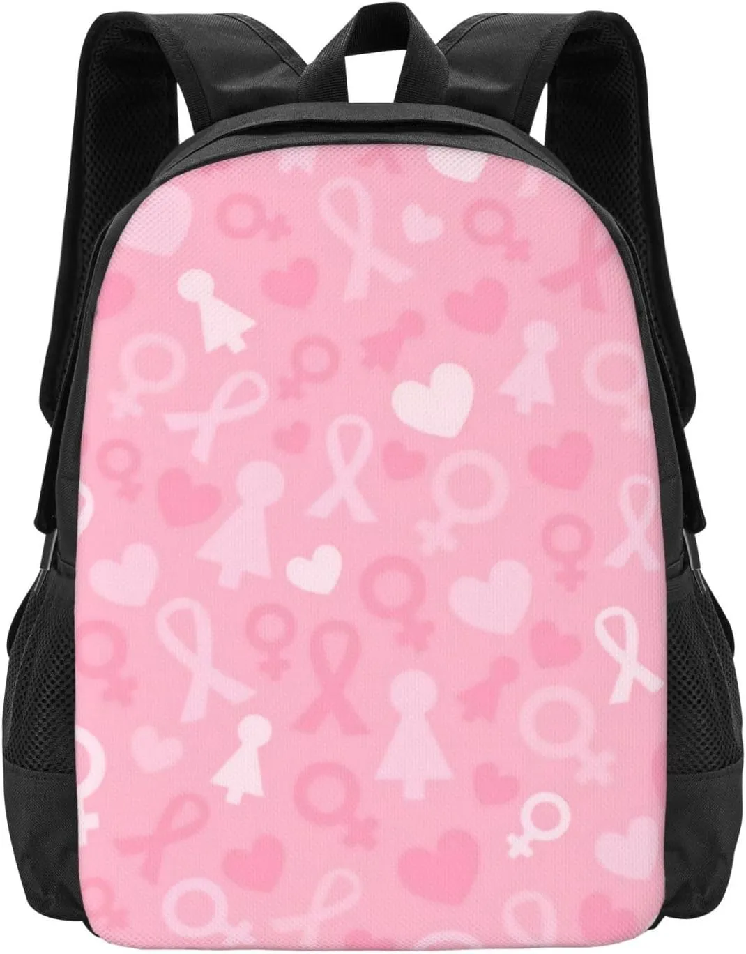 Breast Cancer Awareness Lightweight Packable Backpack Travel Casual Hiking Daypack Foldable Backpack For Men Women
