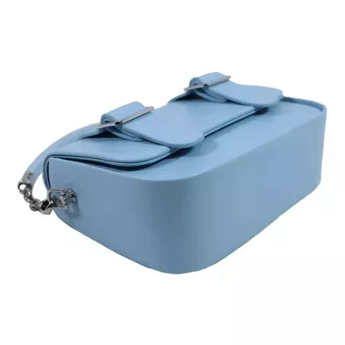 Buckle Handbag – Trendy & Stylish Shoulder Bag for Women (Sky Blue)