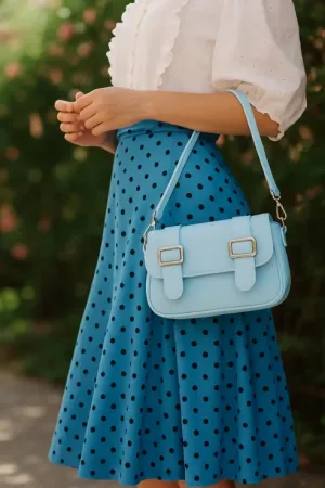 Buckle Handbag – Trendy & Stylish Shoulder Bag for Women (Sky Blue)