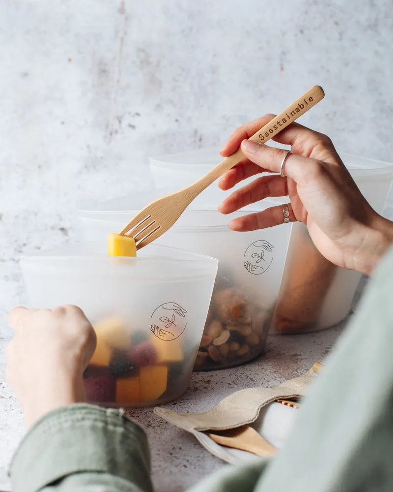 Bundle: Small reusable pouches x 3
