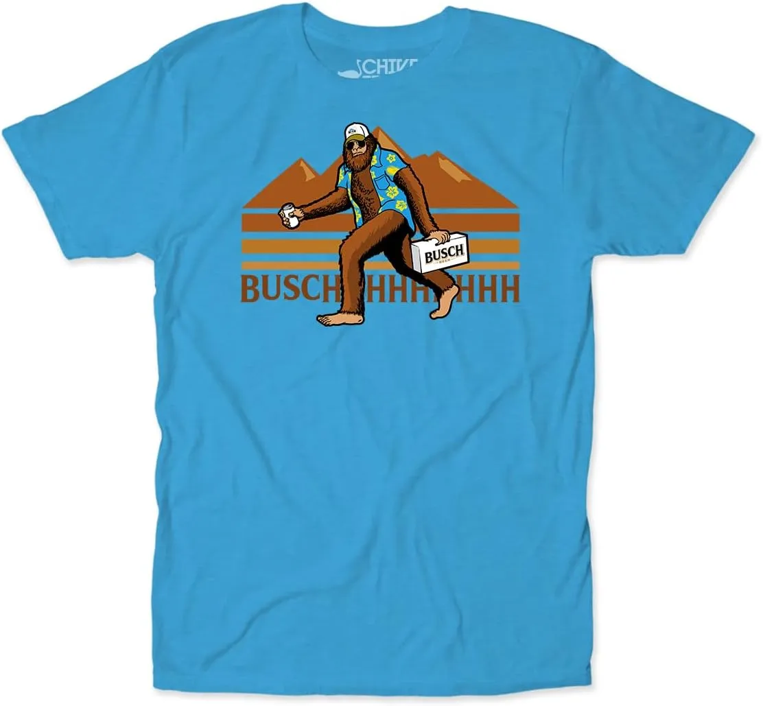 Busch Sasquatch Bigfoot Retro Style Funny T-Shirt