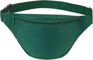 BuyAgain Fanny Pack, Unisex 2 Zipper Quick Release Buckle Travel Sport Running Waist Fanny Pack For Women Men