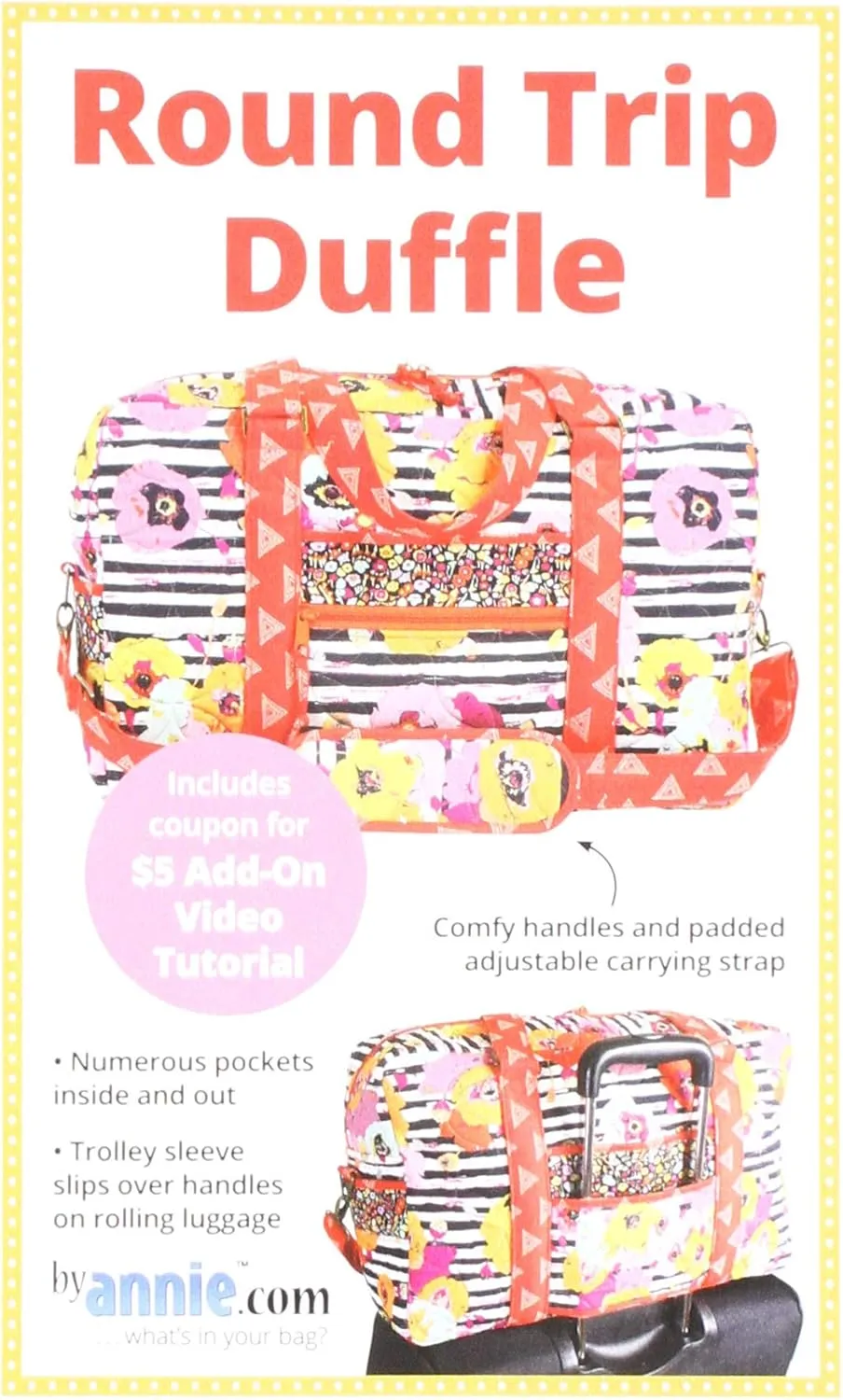 By Annie Round Trip Duffle Pattern