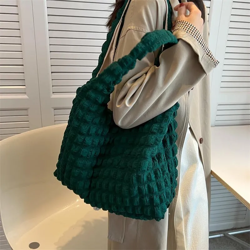 Canvas Tote for Women Minimalist Shoulder Handbag Vest Style Lightweight Daily Use Simple Design Durable Casual Carry