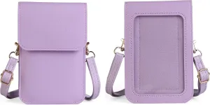Carry pouch with a transparent window and pocket for Medtronic Minimed Insulin Pump 630G/ 640G/ 670G/770G/780G (All Models) (PURPLE)