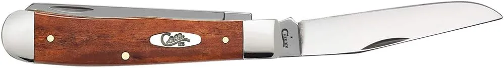 Case WR XX Pocket Knife Chestnut Smooth Bone Trapper Item #28707 - (6254 SS) - Length Closed: 4 1/8 Inches