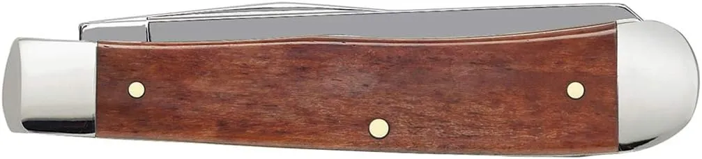 Case WR XX Pocket Knife Chestnut Smooth Bone Trapper Item #28707 - (6254 SS) - Length Closed: 4 1/8 Inches
