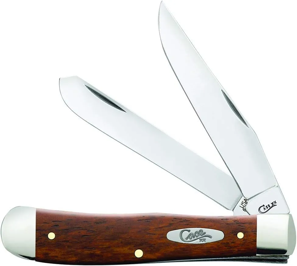 Case WR XX Pocket Knife Chestnut Smooth Bone Trapper Item #28707 - (6254 SS) - Length Closed: 4 1/8 Inches