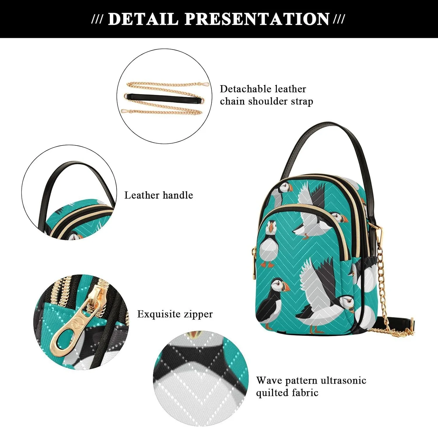 Cell Phone Purse Crossbody Handbag Durable Shoulder Bag Sturdy Travel Pouch