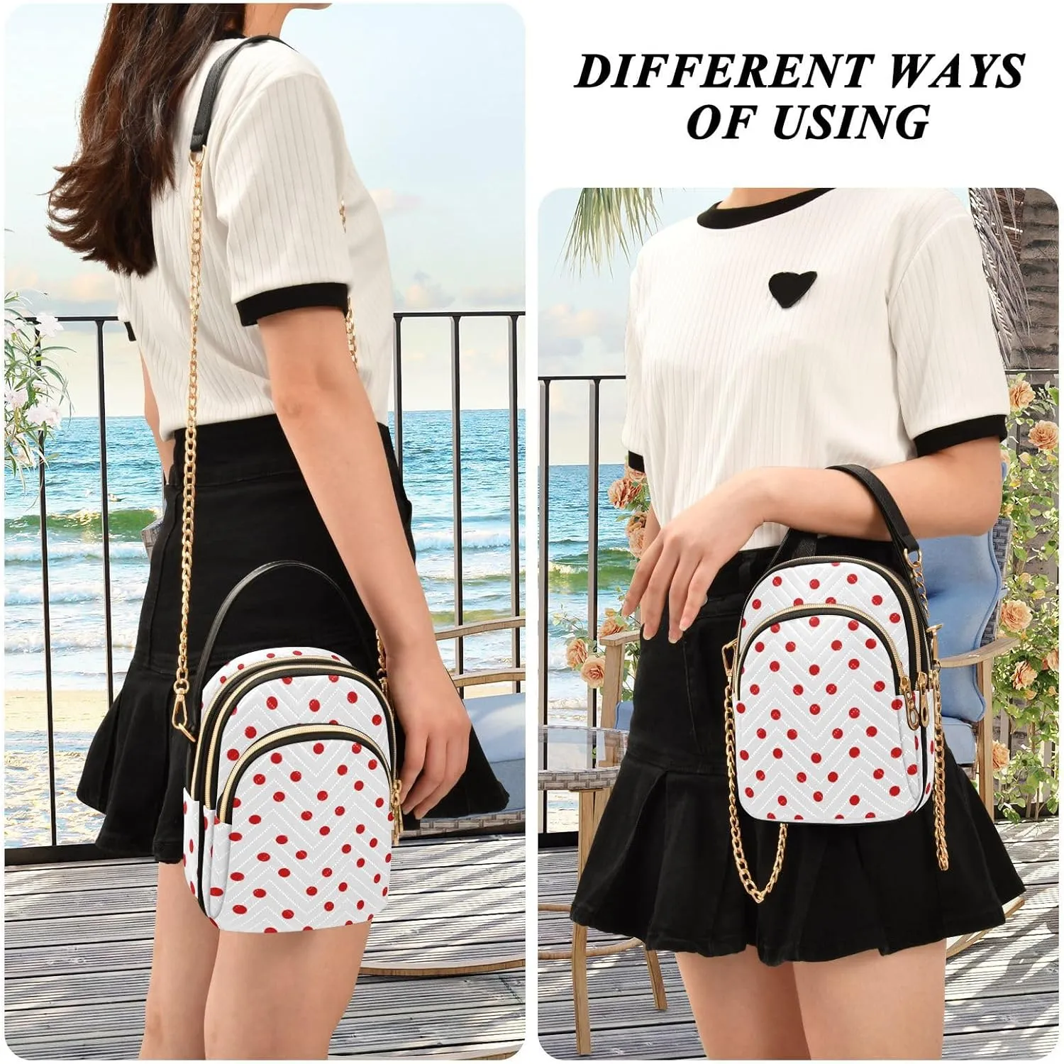 Cell Phone Purse Crossbody Handbag Durable Shoulder Bag Sturdy Travel Pouch